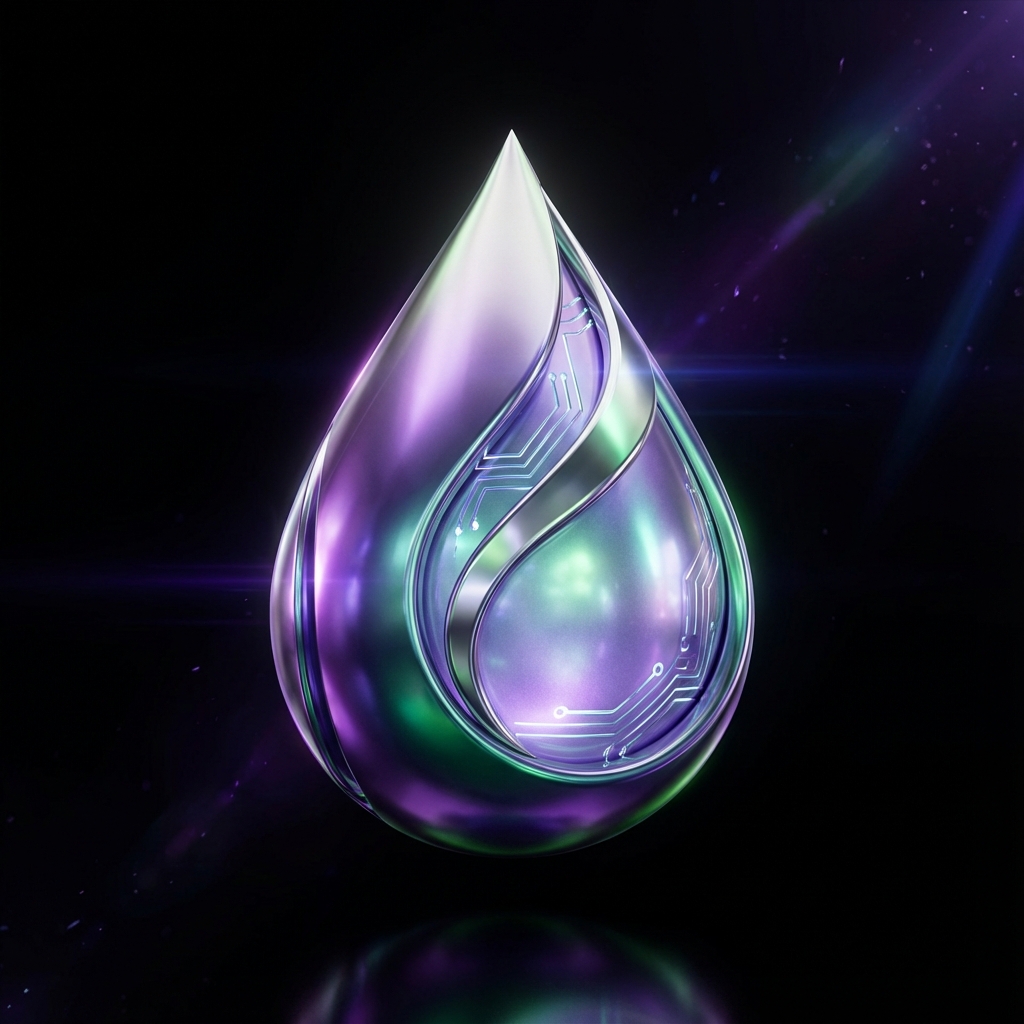 Heavy Oil Solutions 3D Teardrop Logo
